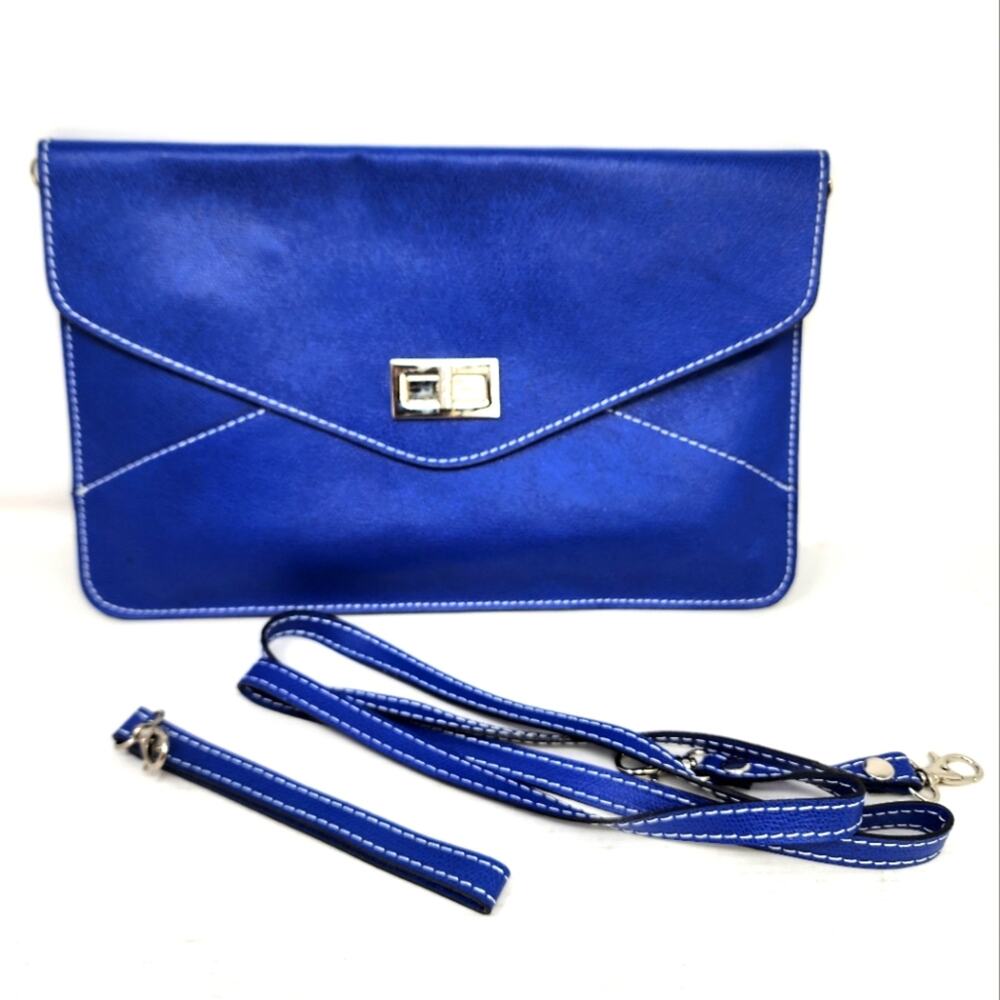Blue Evening Bag Crossbody Detachable Clutch Shoulder‎ Bag Party Cruise Wedding